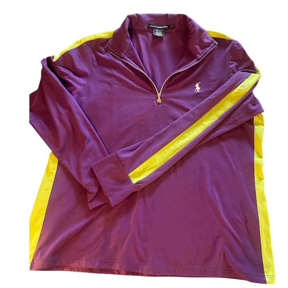 Polo Ralph Lauren Purple and Yellow Jacket